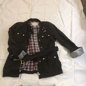 Banana Republic canvas and corduroy coat